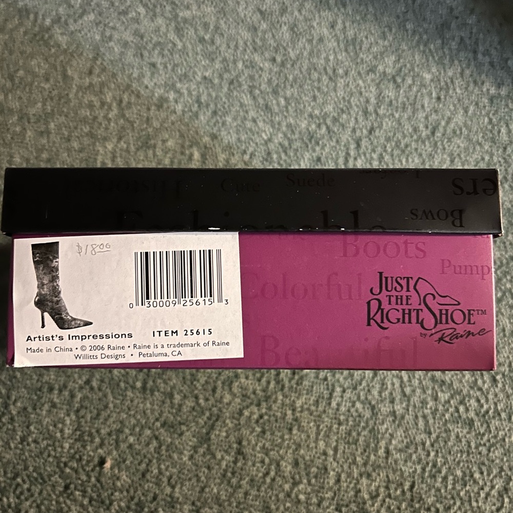 Just the right shoe